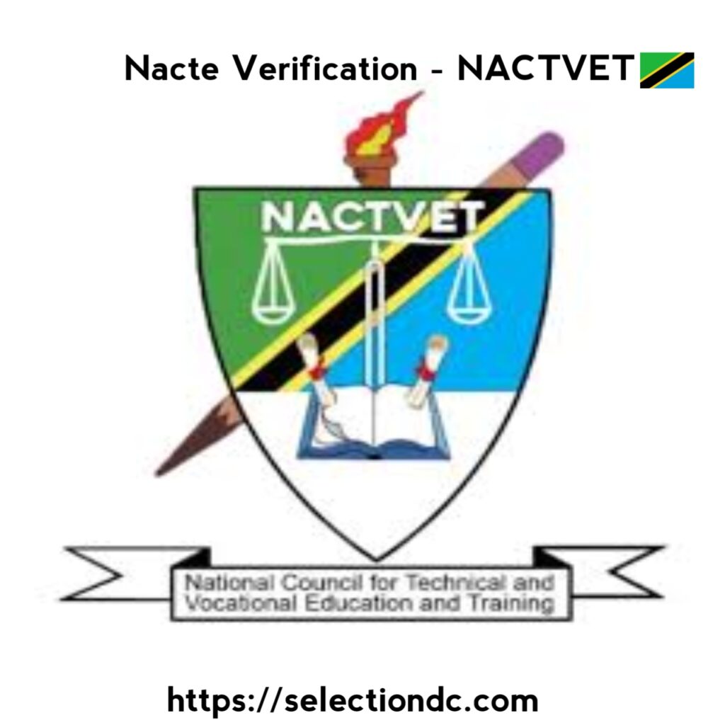 Nacte Verification NACTVET