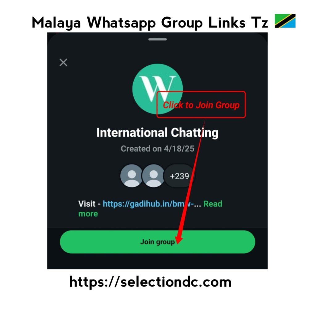 Malaya WhatsApp group links TZ